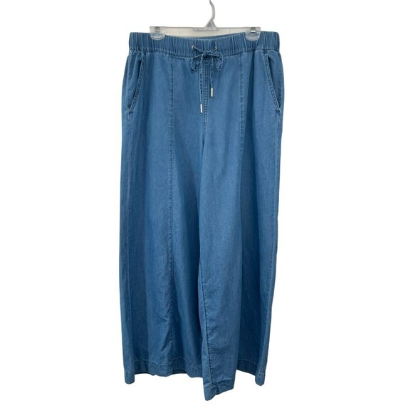 Juicy by Juicy Couture Pants - Juicy Couture Chambray Wide Leg Crop? Pants Womens 16 Used 100% Cotton